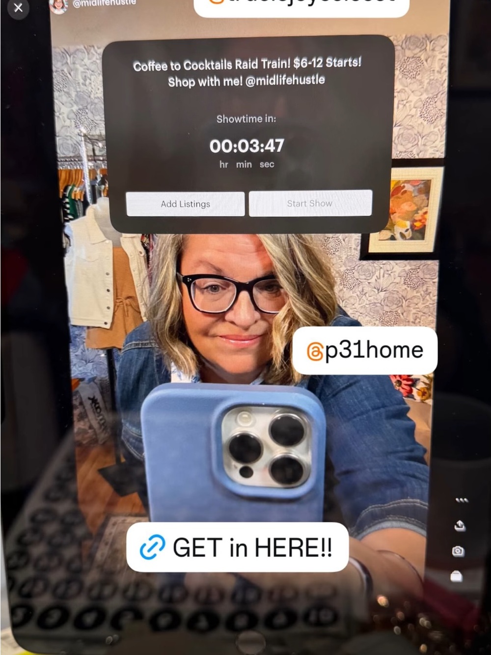 @MIDLIFEHUSTLE (INGRID) IS LIVE! NOTIFICATION FOR LIVE SHOWS! - Picture 3 of 6